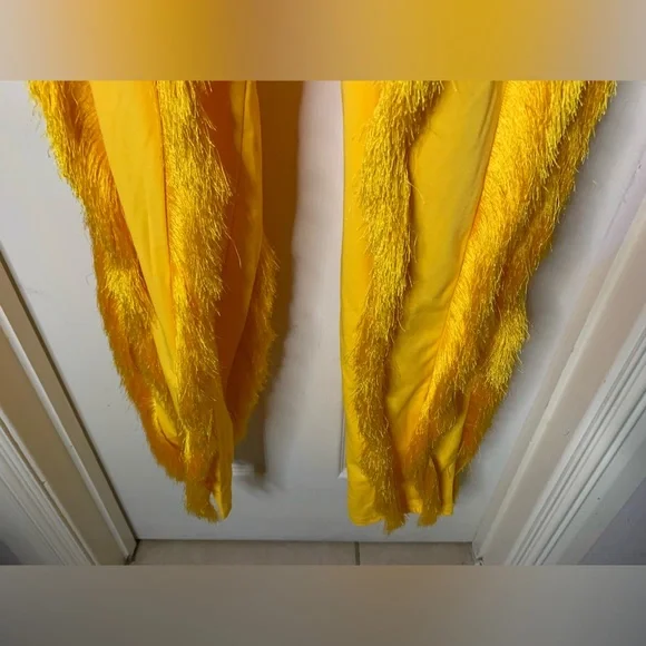 Women Summer Casual Colorful Tassels Fringe Long/Shorts High Waist Pants - Picture 7 of 7